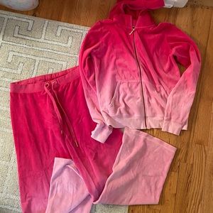 Juicy couture ombré sweatsuit